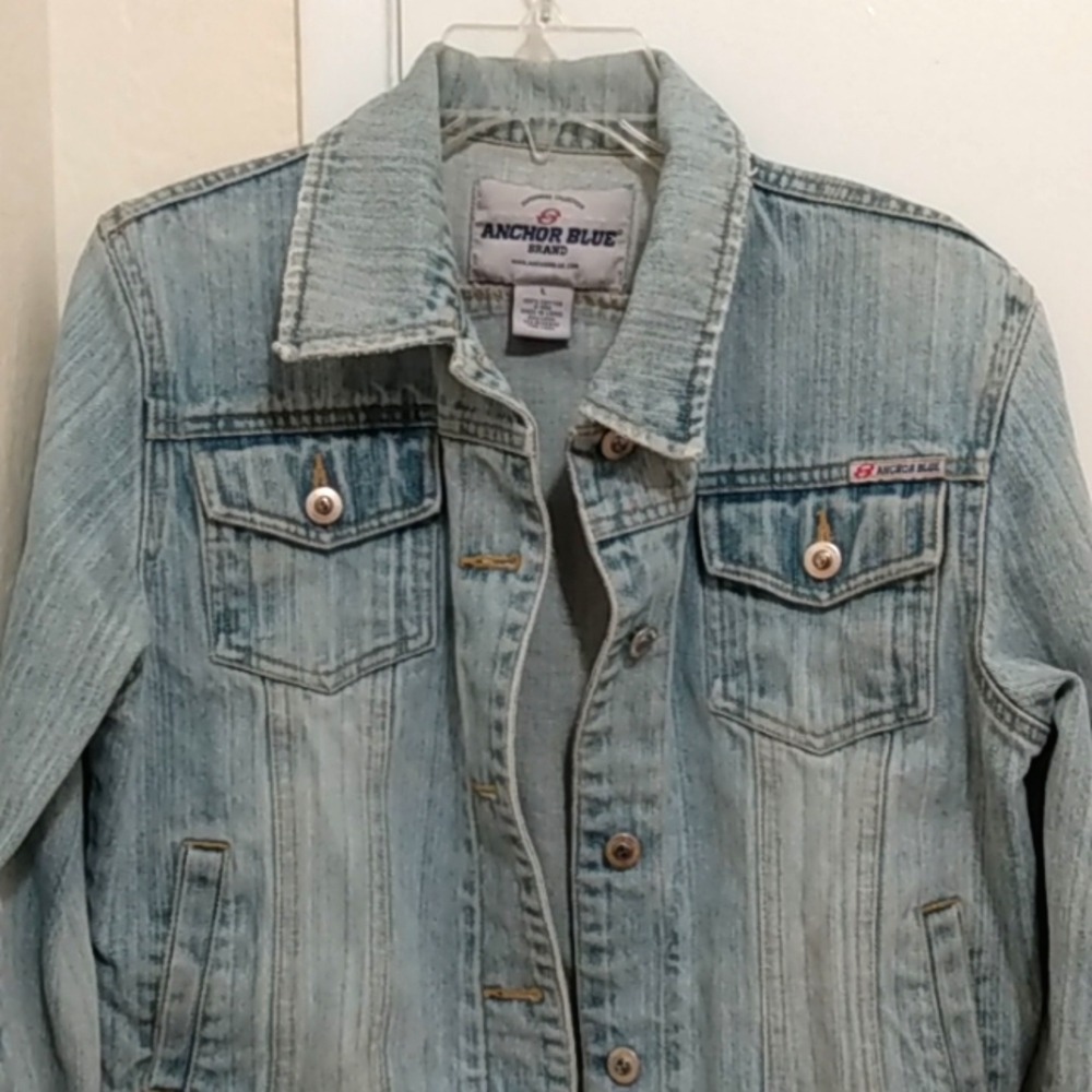 VINTAGE 💙 ANCHOR BLUE 💙 Jean Jacket